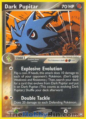0040 Dark Pupitar Uncommon Team Rocket Returns