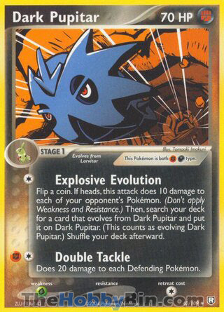 0040 Dark Pupitar Uncommon Team Rocket Returns