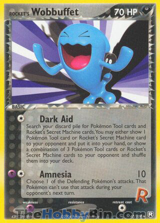 Rocket's Wobbuffet Team Rocket Returns Uncommon #47/109