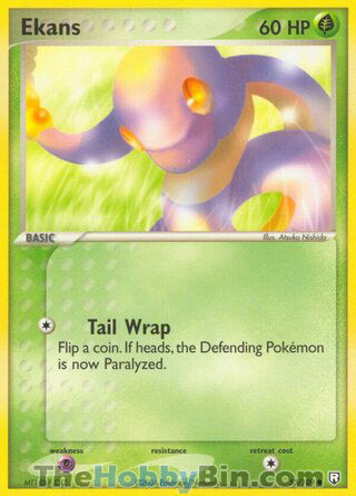 Ekans #55/109 Common - EX Team Rocket Returns Pokemon card