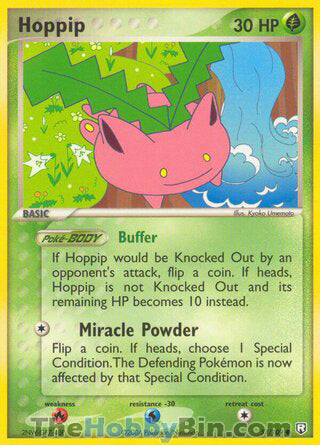 Hoppip #57/109 Common - EX Team Rocket Returns Pokemon card
