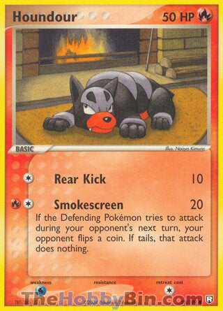 0059 Houndour Common Team Rocket Returns