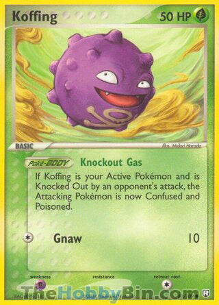 Koffing #61/109 Common - EX Team Rocket Returns Pokemon card