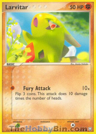 Larvitar #62/109 Common - EX Team Rocket Returns Pokemon card
