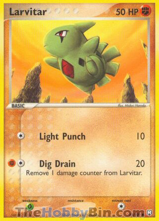 Larvitar #63/109 Common - EX Team Rocket Returns Pokemon card