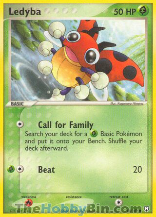 Ledyba #64/109 Common - EX Team Rocket Returns Pokemon card