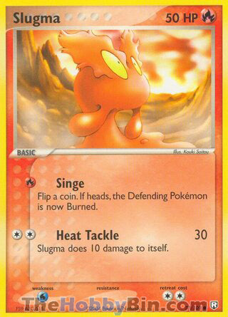 Slugma #77/109 Common - EX Team Rocket Returns Pokemon card