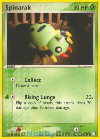 Spinarak #78/109 Common - EX Team Rocket Returns Pokemon card