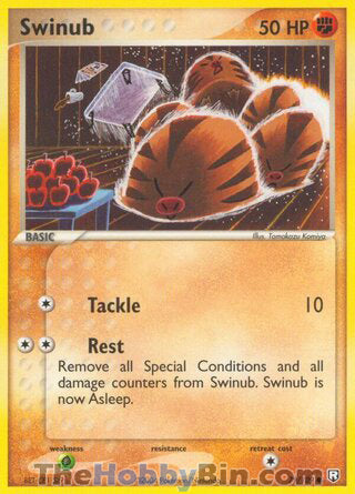 Swinub #79/109 Common - EX Team Rocket Returns Pokemon card