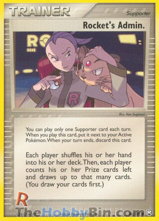 Rocket's Admin. Team Rocket Returns Uncommon #86/109