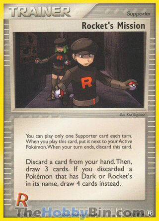 Rocket's Mission Team Rocket Returns Uncommon #88/109