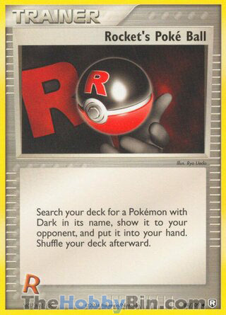 Rocket's Poke Ball Team Rocket Returns Uncommon #89/109