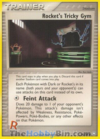 0090 Rocket's Tricky Gym Uncommon Team Rocket Returns