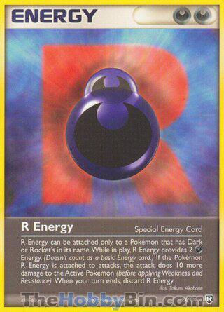 R Energy #95/109 Uncommon - EX Team Rocket Returns Pokemon card