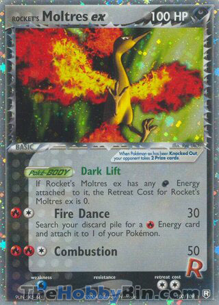 Rocket's Moltres ex Team Rocket Returns Ultra Rare #100/109