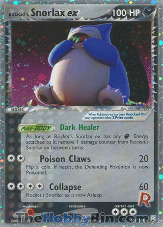 Rocket's Snorlax ex Team Rocket Returns Ultra Rare #104/109