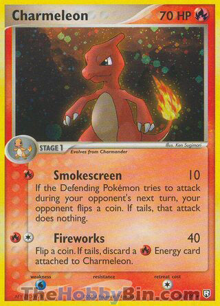 Charmeleon #110/109 Secret Rare - EX Team Rocket Returns Pokemon card