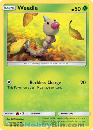 0003 Weedle Common Team Up
