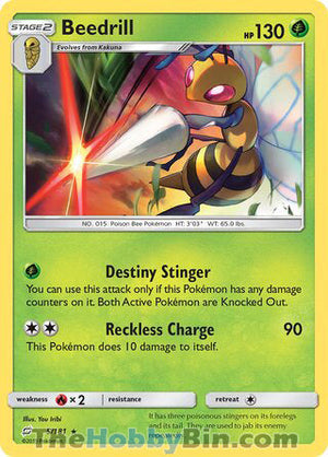 0005 Beedrill Rare Team Up
