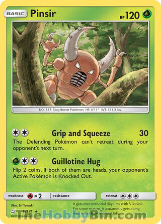 0009 Pinsir Rare Team Up