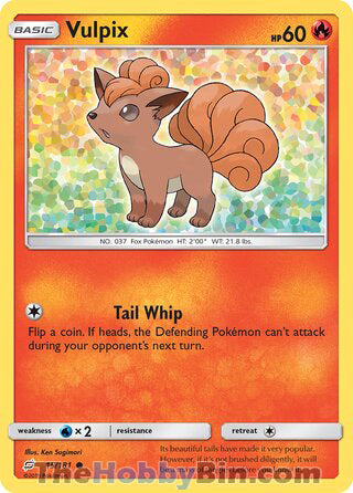 0015 Vulpix Common Team Up