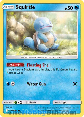 Squirtle Team Up Common #22/181