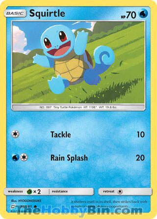 Squirtle Team Up Common #23/181