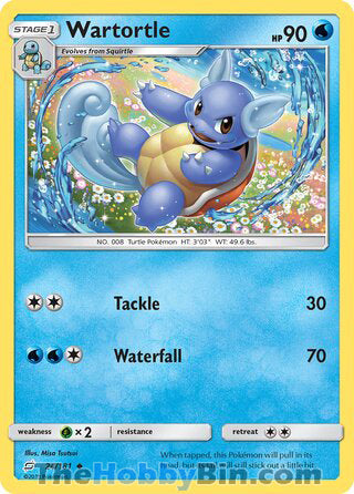 Wartortle Team Up Uncommon #24/181