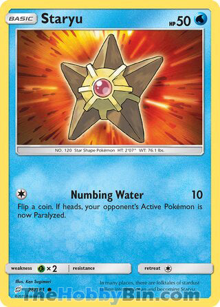 Staryu Team Up Common #28/181