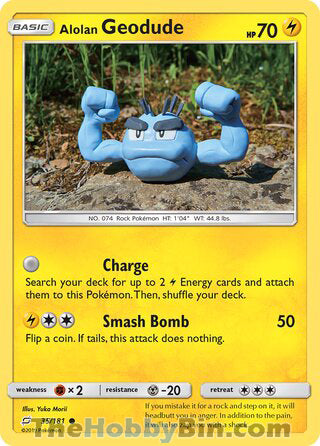 0035 Alolan Geodude Common Team Up