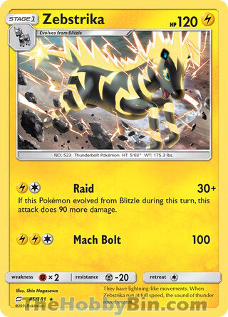 0045 Zebstrika Rare Team Up