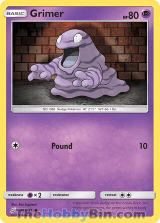 Grimer #62/181 Common - Team Up Pokemon card