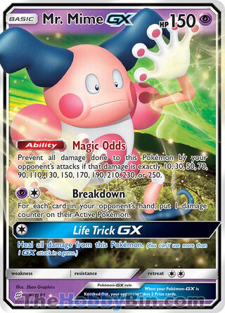 Mr. Mime GX #67/181 Ultra Rare - Team Up Pokemon card