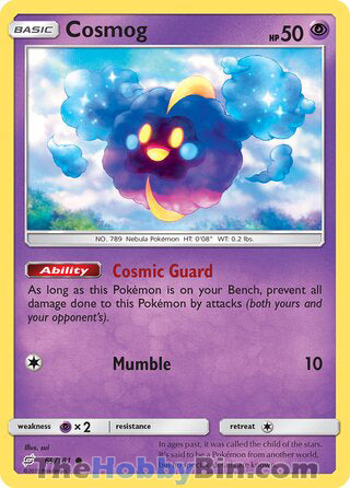 Cosmog #69/181 Common - Team Up Pokemon card