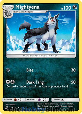 0087 Mightyena Rare Team Up