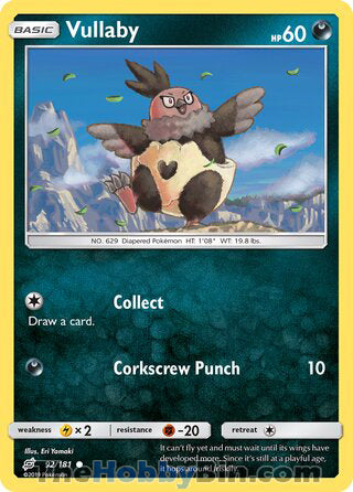 Vullaby #92/181 Common - Team Up Pokemon card