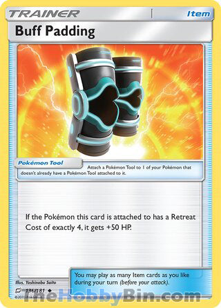Buff Padding #136/181 Uncommon - Team Up Pokemon card
