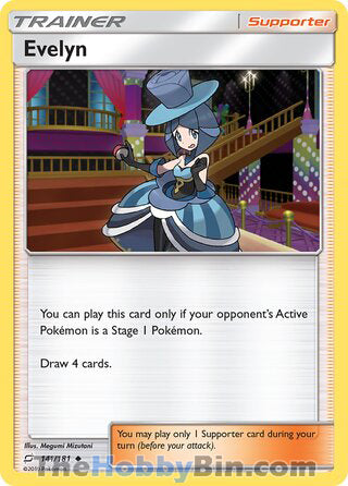 Evelyn #141/181 Uncommon - Team Up Pokemon card