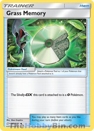 Grass Memory #143/181 Uncommon - Team Up Pokemon card