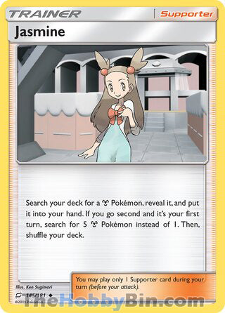 Jasmine #145/181 Uncommon - Team Up Pokemon card