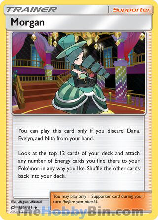 Morgan #149/181 Uncommon - Team Up Pokemon card