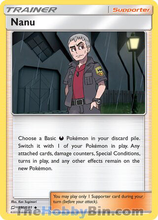 Nanu #150/181 Uncommon - Team Up Pokemon card