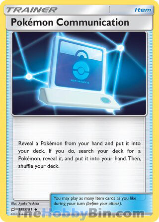 Pokemon Communication Team Up Uncommon #152/181