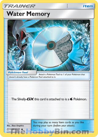 Water Memory #157/181 Uncommon - Team Up Pokemon card