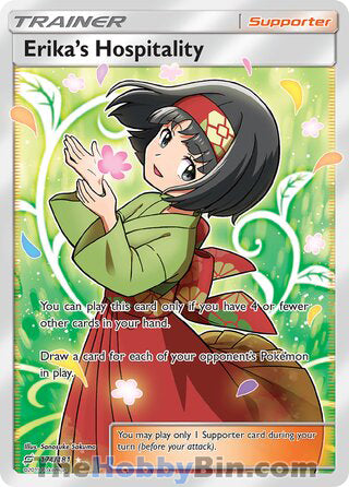 Erika's Hospitality #174/181 Ultra Rare - Team Up Pokemon card