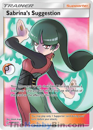 Sabrina's Suggestion #181/181 Ultra Rare - Team Up Pokemon card