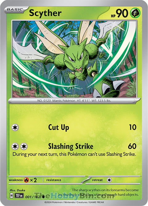 Scyther Temporal Forces Common #001/162