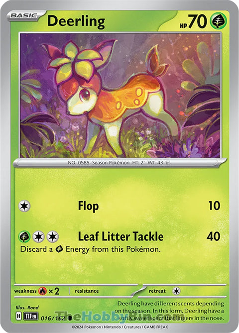 Deerling Temporal Forces Common #016/162