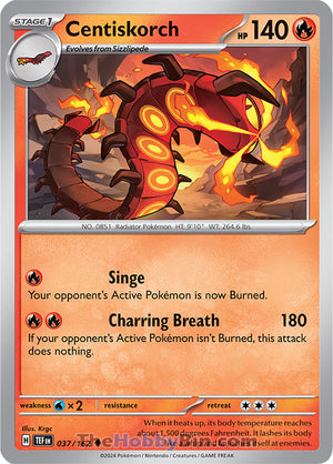 0037 Centiskorch Uncommon Temporal Forces