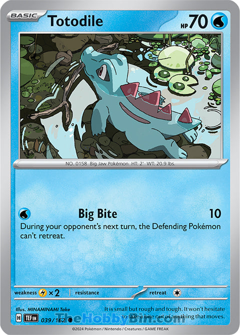 Totodile Temporal Forces Common #039/162